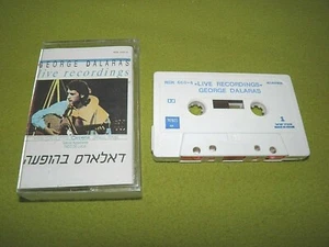 George Dalaras Live Recordings 1987 Israel Israeli Made Cassette Hebrew Sleeve - Picture 1 of 2