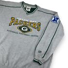 Vintage Nfl Green Bay Packers Spell Out Sweatshirt, Grey, Large (Swt705)