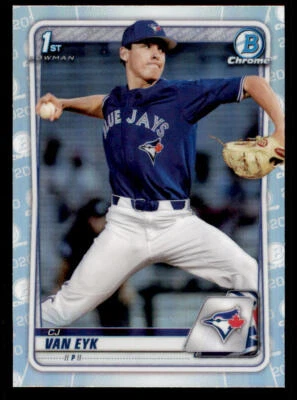2020 Bowman Chrome Draft Refractors #BD93 CJ Van Eyk - Image 1 of 2