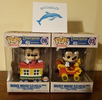 FUNKO POP! Vinyl SET MICKEY E MINNIE MOUSE - TRAIN - 03 - 06 - Immagine 1 di 4