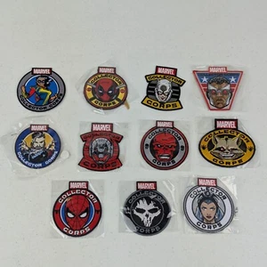 Marvel Collector Corps Box Patch Lot x 11 Deadpool Ant-Man Spider-Man Dr Strange - Picture 1 of 7