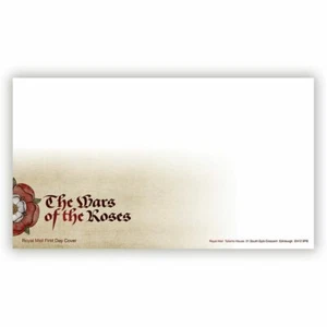 Royal Mail First Day Cover Envelope & Insert Card The Wars of The Roses - Picture 1 of 2