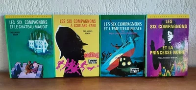 Lot 4 Livres Les six compagnons Bibliothèque Verte - Photo 1/3