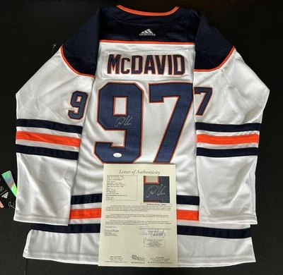 Connor Mcdavid Signed Jersey Edmonton Oilers JSA LOA - Image 1 of 4