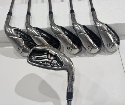 TaylorMade Burner 2.0 Iron Set 5-AW  Regular Flex 85g Steel Shaft Right Handg - Image 1 of 4
