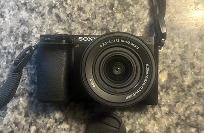 Sony Alpha A6100 Mirrorless Camera + 16–50mm Lens – Black - Image 1 of 4