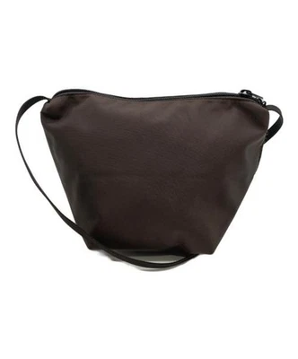 Herve Chapelier Nylon Bolso de Hombro en Forma de Barco, Pequeño Marrón Foto 1 de 4