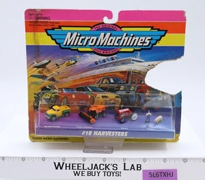 #18 Cosechadoras Micro Máquinas Galoob TARJETA DAÑADA NUEVA SELLADA - Imagen 1 de 4