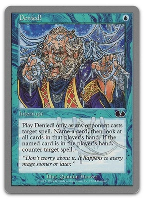 Denied! #22 (NM) Unglued UGL Magic MTG - Image 1 of 2