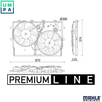 FAN ENGINE COOLING CFF 550 000P FOR FIAT DUCATO/Van/Platform/Chassis/Bus 2.3L - Image 1 of 4