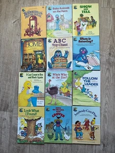 Sesamstraße Buch Club Buch Lot 12 Vintage 1980 Hardcover Zoo Farm Twiddlebug - Bild 1 von 6