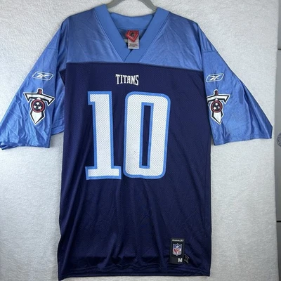 Tennessee Titans Jersey Mens Medium Vince Young #10 Football NFL Reebok Nylon - Image 1 of 4