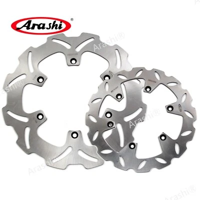 Front Rear Brake Disc Rotor For Suzuki RM250 2000 - 2005 RM125 2000 - 2008 2001 - Image 1 of 4