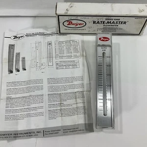 Dwyer RMB-56 Flowmeter Rate-Master SCFH AIR Great Condition - Picture 1 of 11