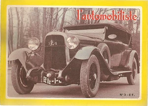 L'AUTOMOBILISTE 3 1967 LORRAINE DIETRICH AMILCAR 6CV CC CS C4 BUGATTI BRESCIA - Imagen 1 de 2