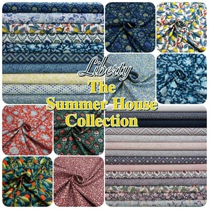 Liberty The Summerhouse Collection Botanical Fruit 100% Cotton Patchwork Fabric - Picture 1 of 15