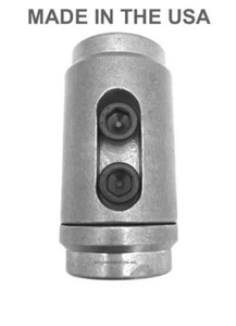 1-3/4" 1.75" Steel Weldable inline Tube Connectors Bungs Roll Cage Frames Bumper - Bild 1 von 4