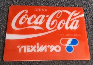 Extremely Rare Original Coca Cola 1990's Vintage Plastic Sign - Picture 1 of 3