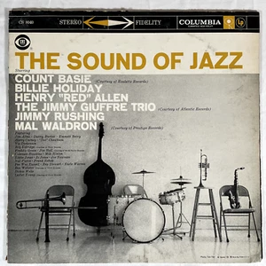 THE SOUND OF JAZZ Vinyl LP 1958 Count Basie Billie Holiday Columbia 6-Eye Stereo - Picture 1 of 7