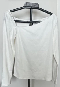 Gap Women's White XL Long Sleeve T -Shirt Top - Picture 1 of 11
