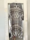 EXPRESS Women’s Long Belted Duster Kimono OS One Size NEW WITH TAGS