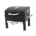 Premium Portable Charcoal Grill Camp Hiking BBQ Durable Black Stainless Steel