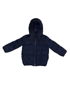 Children’s Place Toddler Puffer Jacket 5T Navy Blue Winter Coat Boys Girls - Picture 1 of 6