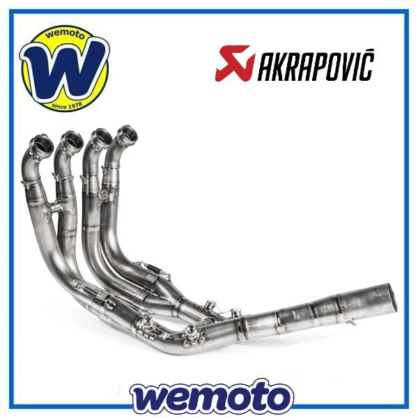 Bmw S 1000 RR 2019-2020 Collettore Akrapovic Non omologato Titanio E-b10e8