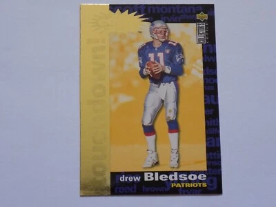 1995 Upper Deck GOLD You Crash the Game Touchdown Drew Bledsoe Card #C9 - Image 1 of 2