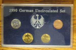 1990 GERMAN UNCIRCULATED COIN SET with COA - Picture 1 of 2