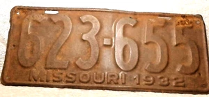 Targa Missouri 1932 623-655 - Foto 1 di 8