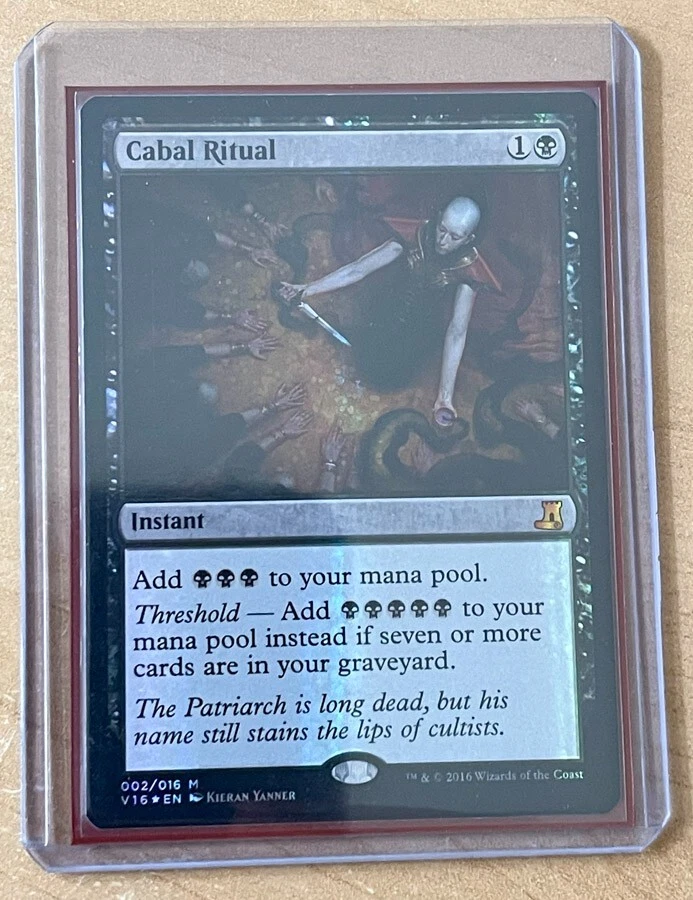 Cabal Ritual - FOIL - From the Vault Lore - MTG - Magic The Gathering card - Image 1 of 1