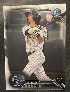 2016 Bowman Chrome Prospects #BCP100 Brendan Rodgers Colorado Rockies Baseball - Picture 1 of 6