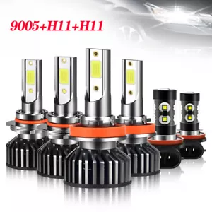 Para For Toyota Camry 2007 2008-2014 LED faro alto bajo+Kit de luces antiniebla - Picture 1 of 15