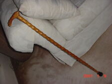 OLD VINTAGE WALKING STICK CANE WITH CHINESE SYMBOLS
