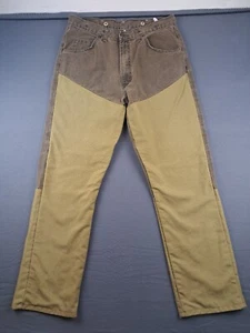 Wrangler Pro Gear Upland Pants 36x32 (Fits 34X32) Brown Brush Guard Utility Mens - Picture 1 of 12