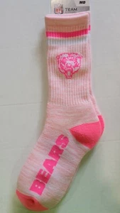 NFL Chicago Bears Pink Socks, New (Pretty In Pink) - Picture 1 of 1