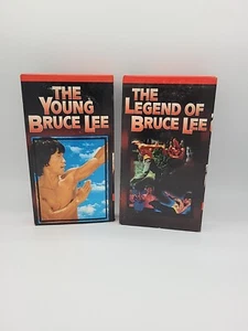 The Young Bruce Lee & Legend of Bruce Lee VHS Good Times Home Video Lot - Good  - Picture 1 of 6