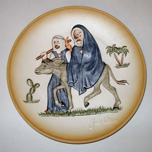 Plato de pared Goebel escape a Egipto 1974 Janet Robson - Imagen 1 de 6