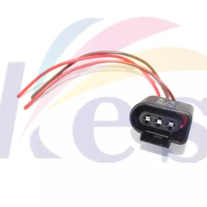 🪐Fit For VW Audi SKODA 1J0973723 3-Pin Pigtail Plug Wiring Connector Direct - Picture 1 of 4