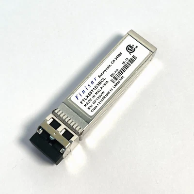 Finisar FTLX8571D3BCL 10G SFP+SR SW 10Gigabit Multimode Fiber Optic Transceiver - Image 1 of 4