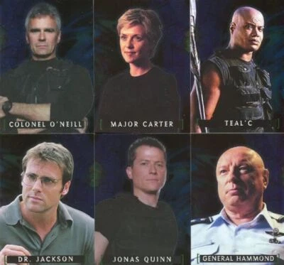 Stargate SG-1 Fan Club Card Set FC1 thru FC6  2003 - Image 1 of 2