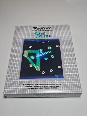 Star Sling Rare Vectrex Game with Custom Box and Overlay (Smoke Cart) - Image 1 of 4