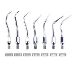 GER Punte per ridimensionamento dentale GK1/2/3/4/5/6/7 adatte manipolo scalatore ad ultrasuoni ad aria - Foto 1 di 58