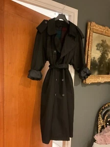 Very Nice  Vintage Debenhams trench Coat 100% Cotton  Size L - Picture 1 of 9