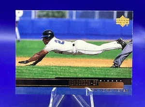2000 Upper Deck Gold Reserve RICKEY HENDERSON #173 HOF New York Mets - Picture 1 of 2