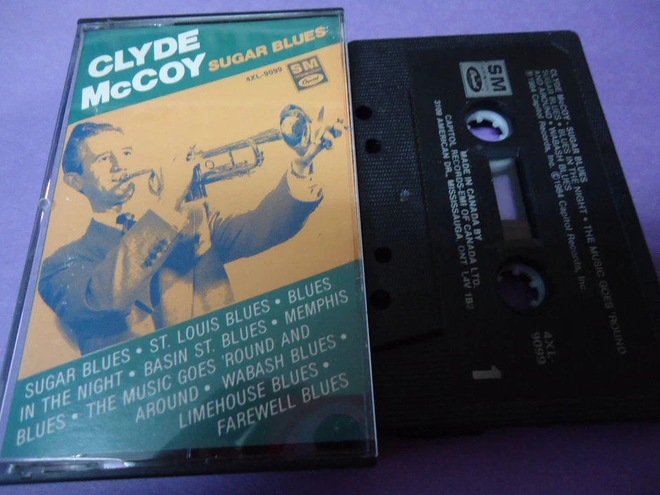 CLYDE McCOY ~ Sugar Blues ~ Cassette Tape Canada Tested - Image 1 of 1