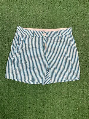 Шорты женские Caribbean Joe размер 4 синие в полоску хлопок - Изображение 1 из 4