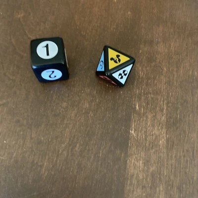 SCENE IT? Disney 2004 Game Dice Set Replacement Pieces Set Shown - Image 1 of 4