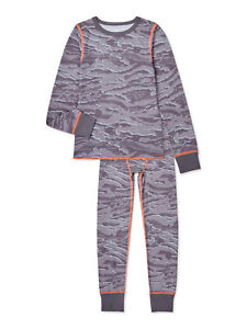 Fruit Of The Loom Boys' Pick Color 2-Piece Thermal Layering Underwear Sets: 4-18